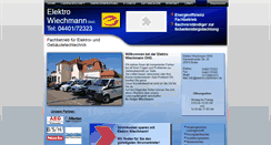 Desktop Screenshot of elektro-wiechmann.de